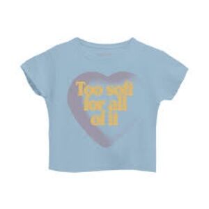 Taylor swift TOO SOFT FOR ALL OF IT CROP – XL